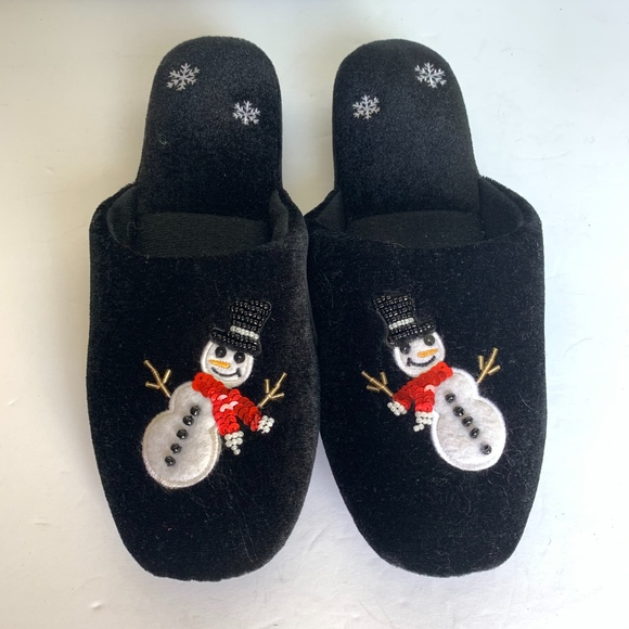 snowman slippers